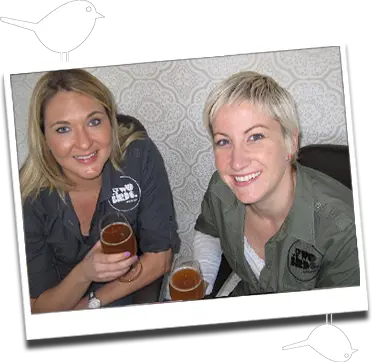 Danielle Allen and Jayne Lewis