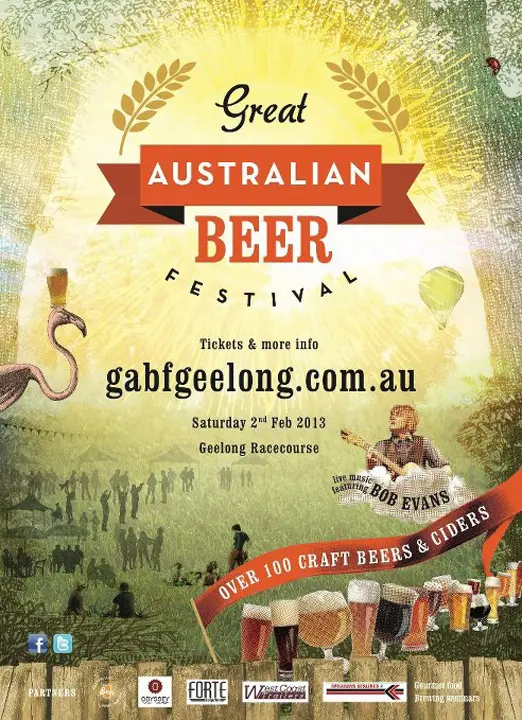 Poster for the Great Australian Beer Festival