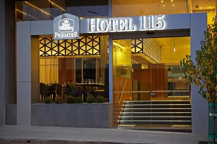 Image of entry to Hotel 115 Grill and Brewhouse