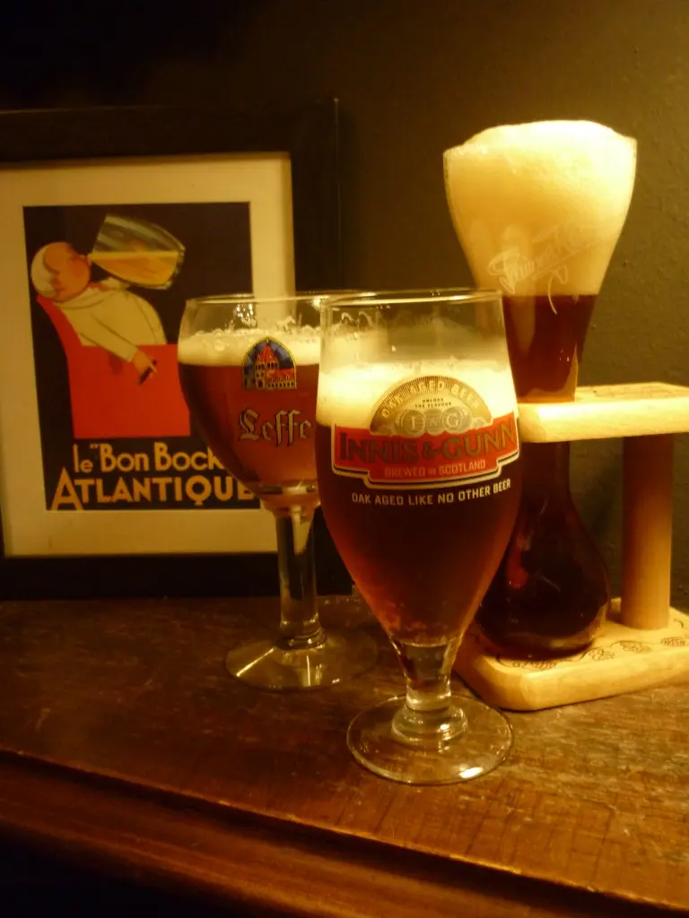 Some of the glasses available. (Beer sold separately)