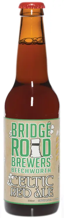 A bottle of Bridge Road Brewers Celtic Red Ale