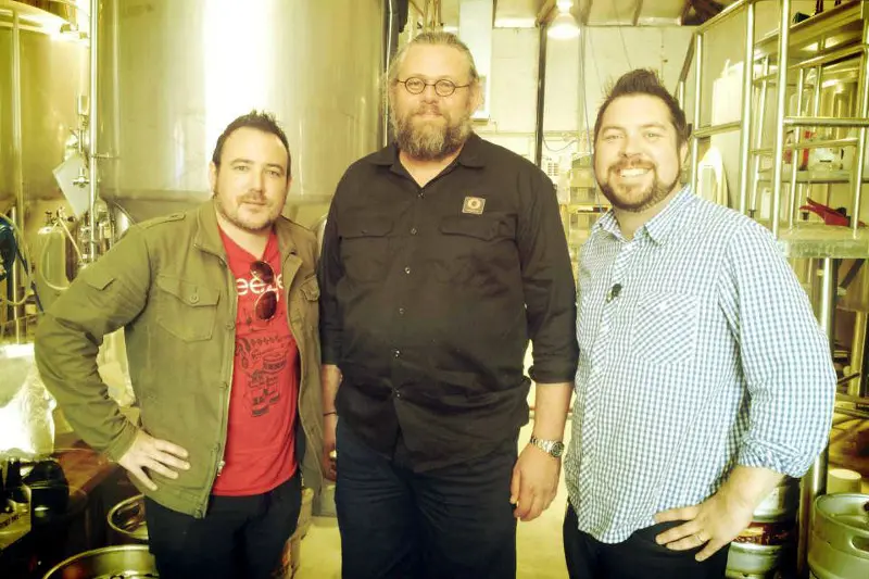 Mark and Dan with Kjetil Jikiun