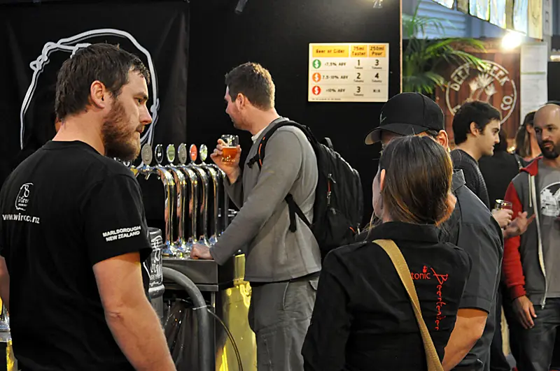 Soren Eriksen speaks to festival goers