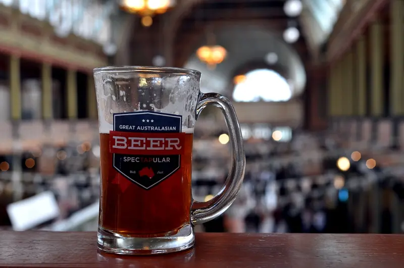 A glass of beer at GABS