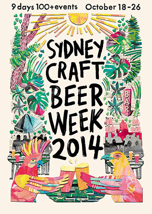 Sydney Craft Beer Week Poster 2014