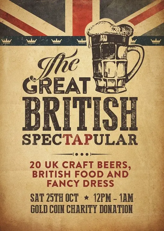 Event poster for Great British SpecTapular
