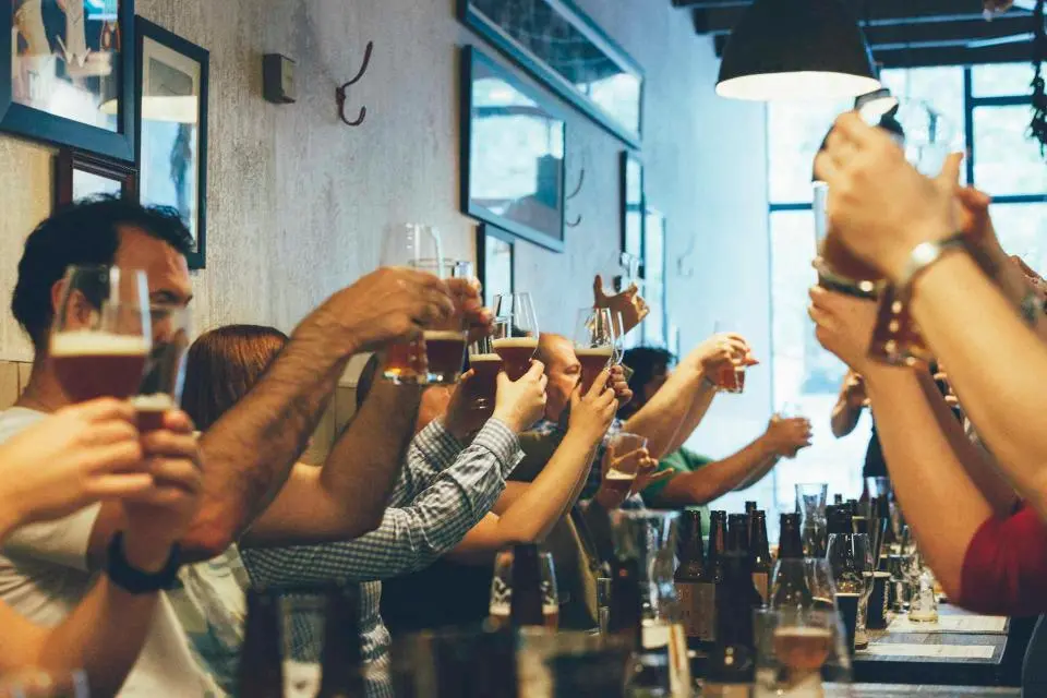 Glasses raised at Good Beer Week