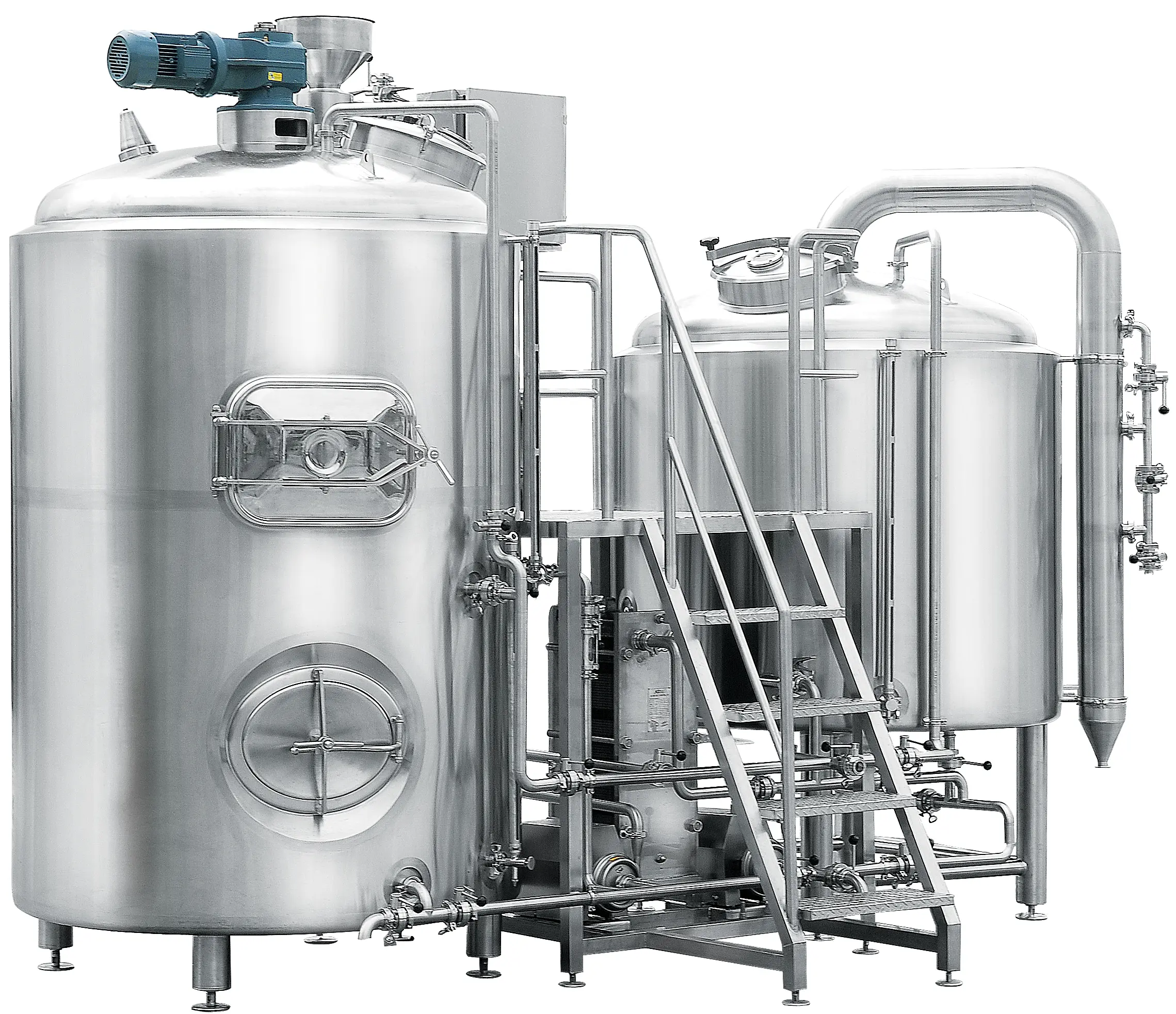 Spark Brew's 300L raked mash nano system
