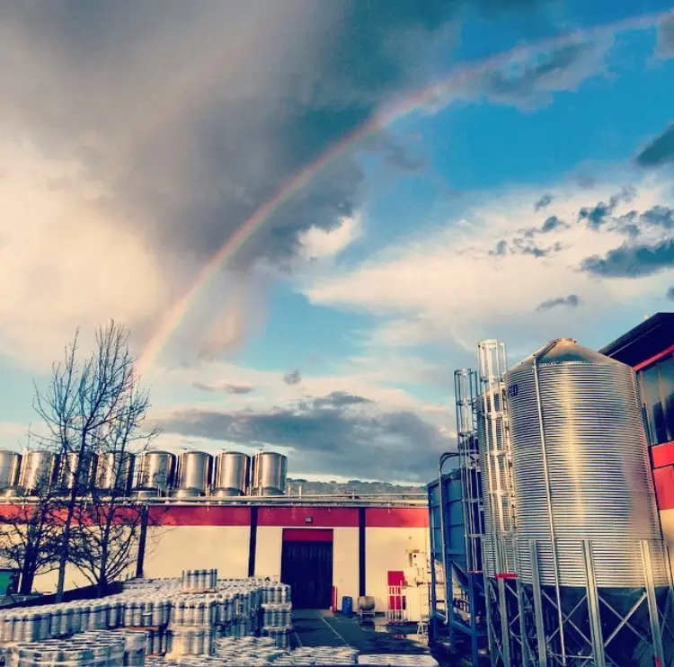 The Lagunitas brewery in Petaluma, California