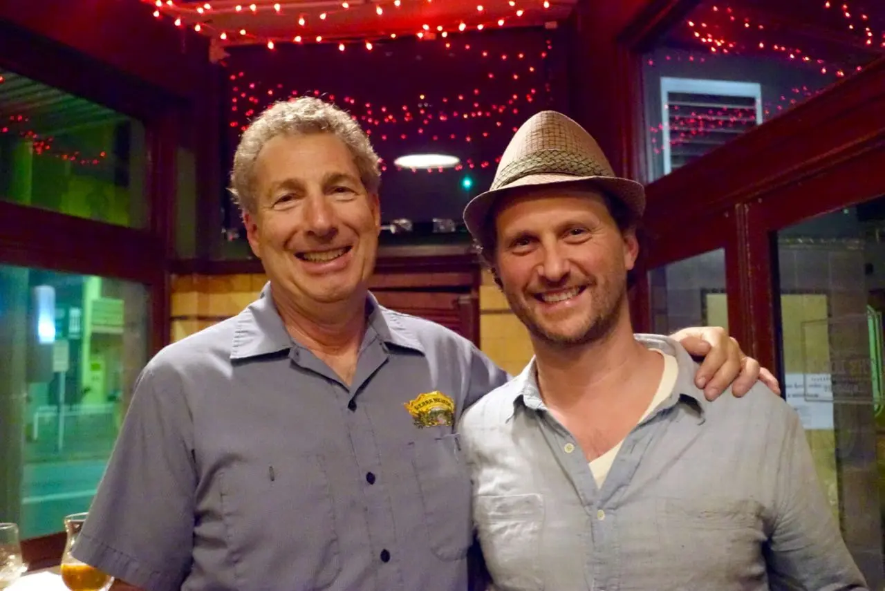 L-R: Steve Grossman with The Local Taphouse co-owner Guy Greenstone