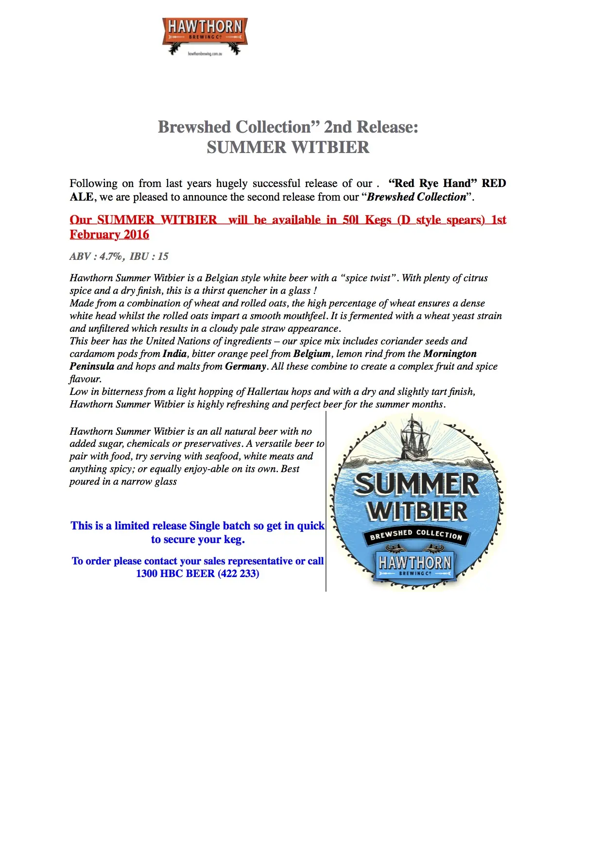 HBC_summer_witbier_release_Jan16