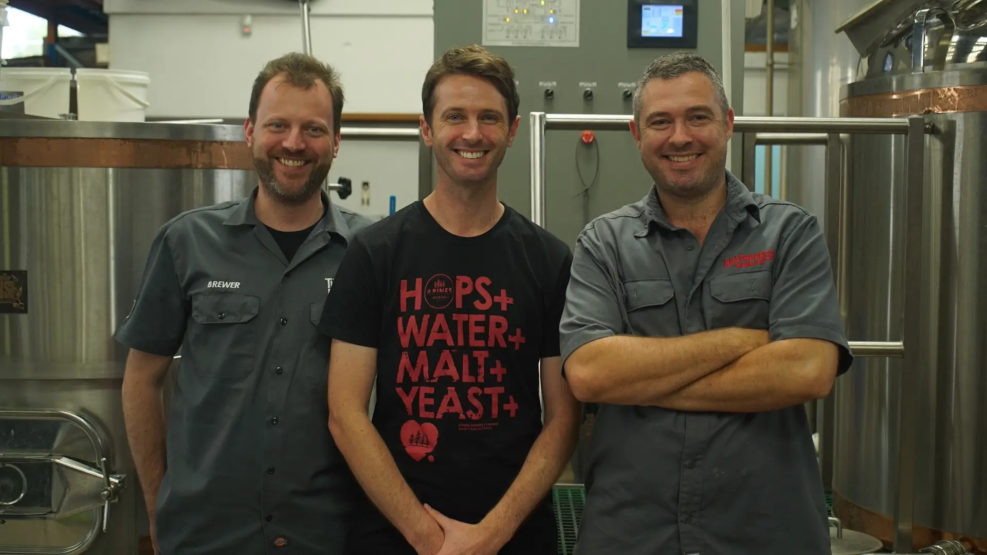 L-R: Marcus Cox, Chris Willcock and Matt Houghton