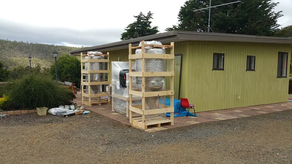 Church Hill Brewery's equipment arriving earlier this year