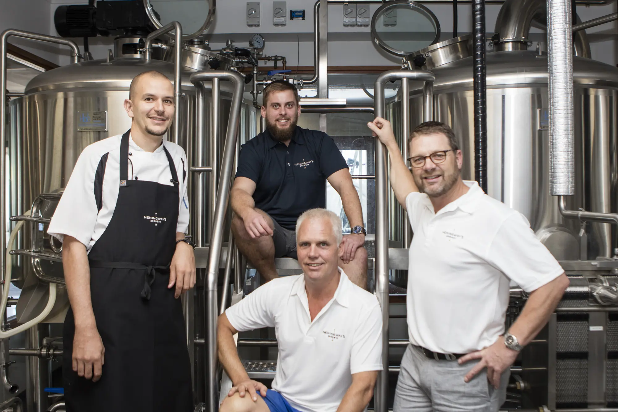 The Hemingway's Brewery team
