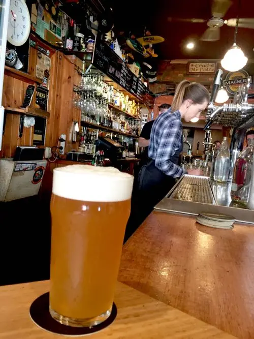 A fine looking pint at the New Sydney Hotel