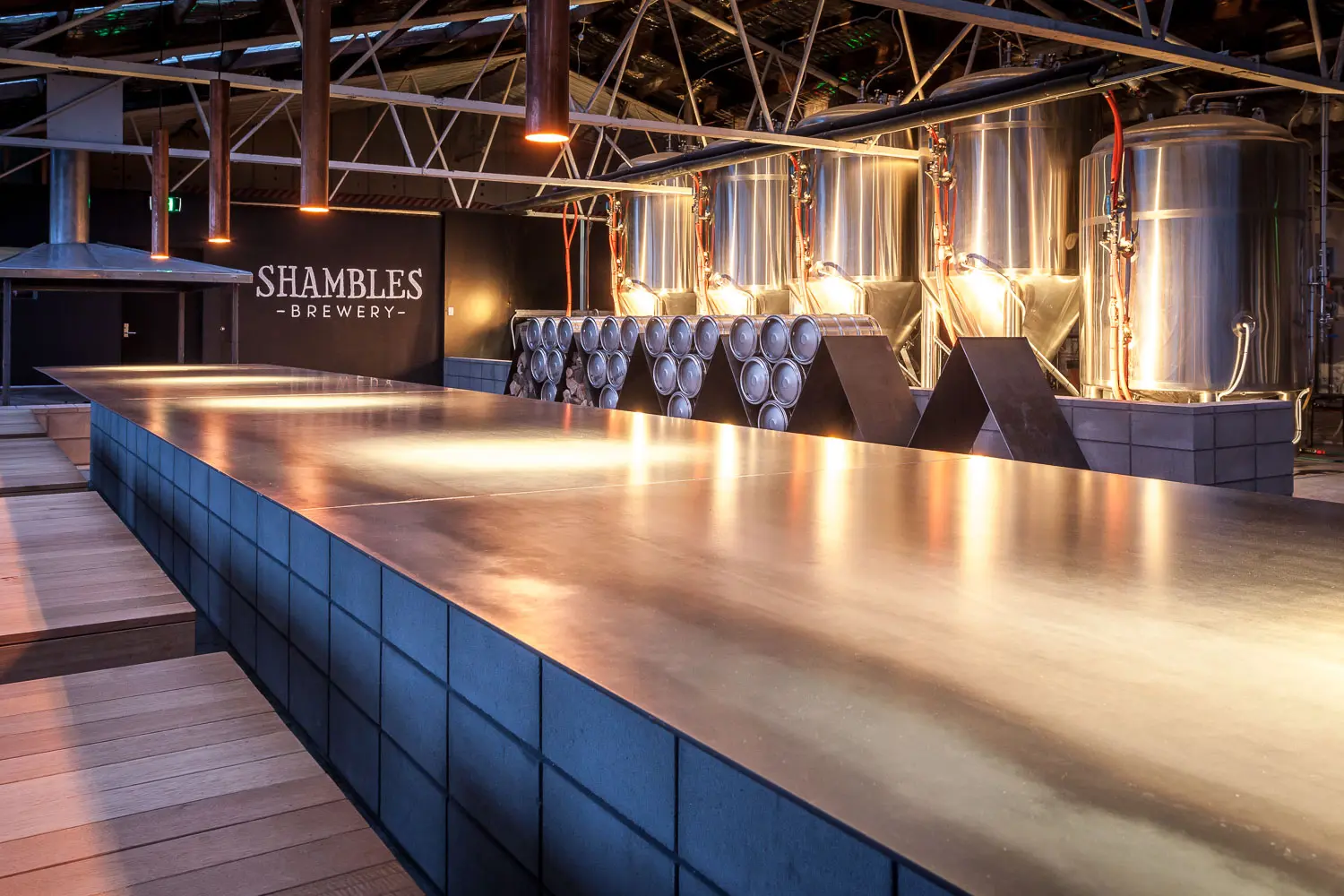 Slick brewpub: Shambles in Hobart