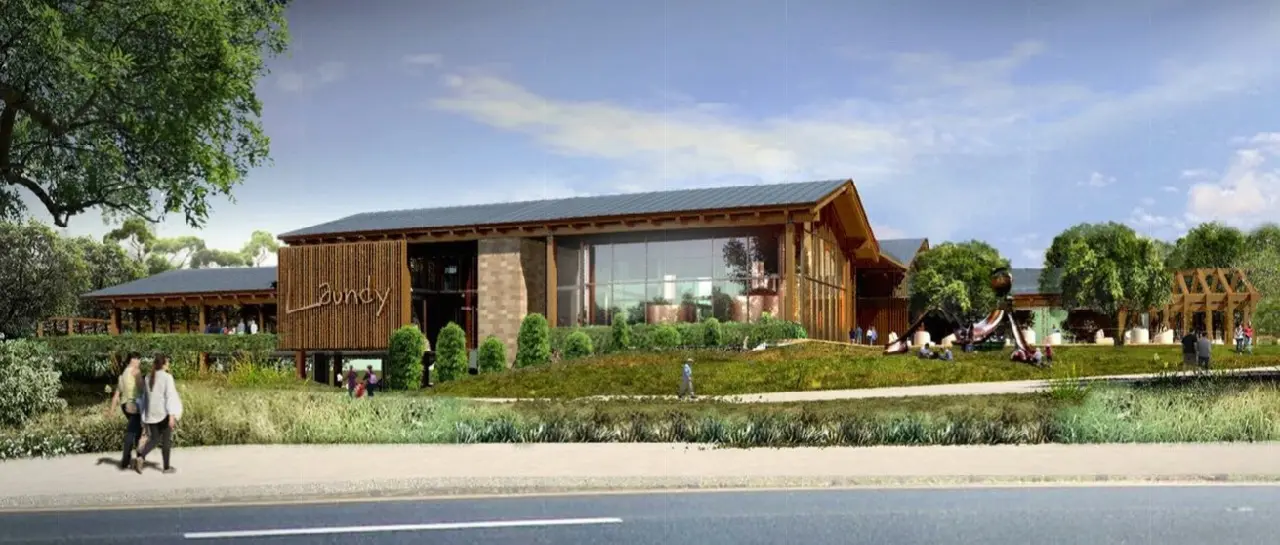 An artist's impression of the proposed Marsden Park brewery and pub