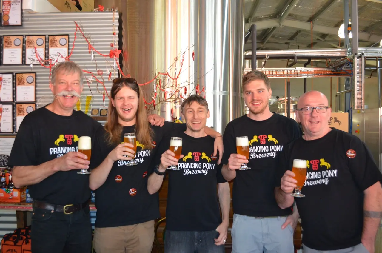 Prancing Pony in celebration mode 