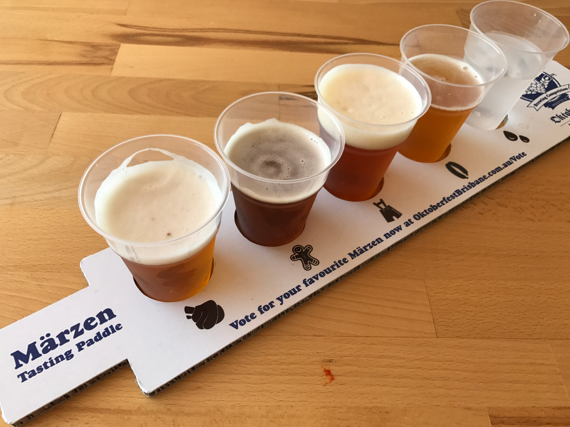 Bavarian Brewing Competition voting paddle