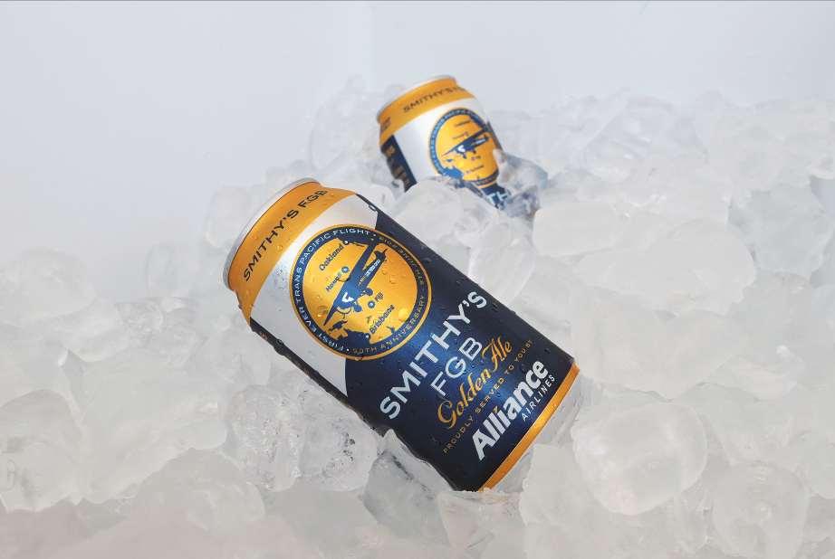 Smithy's FGB, the Newstead Brewing beer for Alliance Airlines