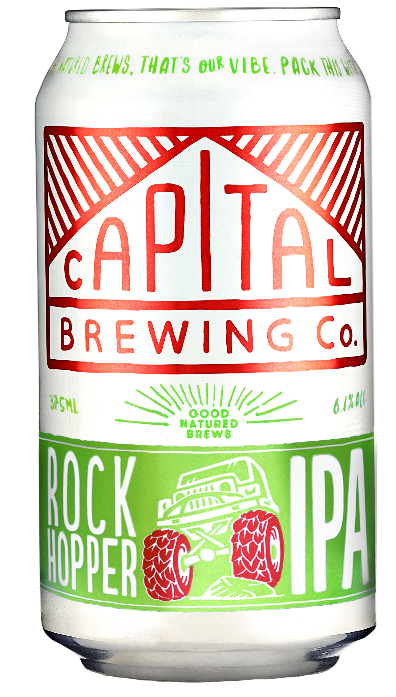 Capital Brewing Rock Hopper can 