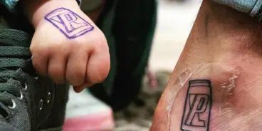 pirate life tattoo children crop