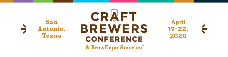 Craft Brewers Conference header with event dates included