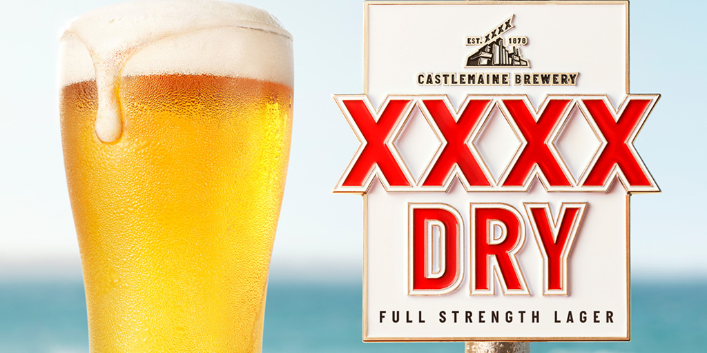 XXXX launches dry beer