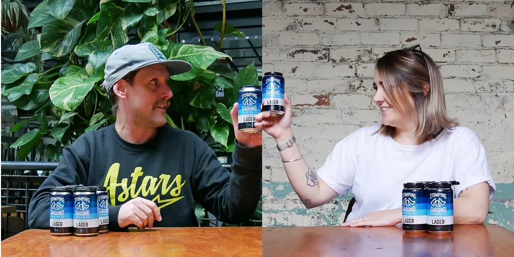 Stomping Ground's Phil Townsley and Abbey Packer.