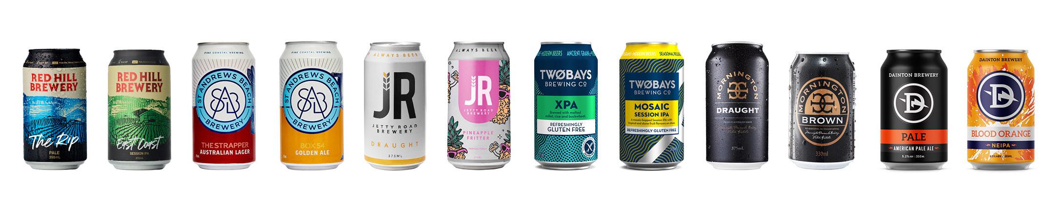 Selection of Beach Box beers