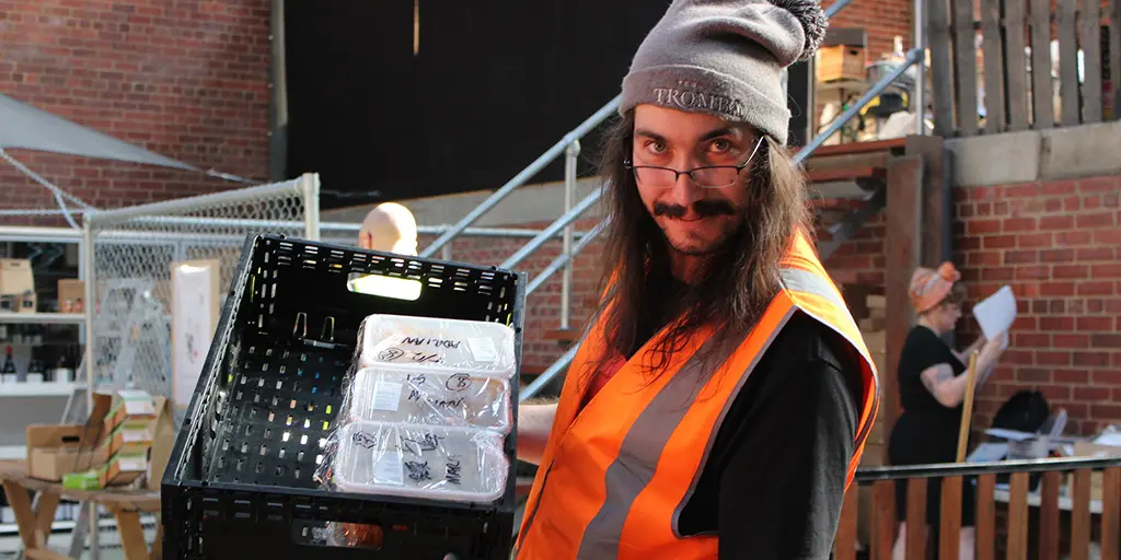 Volunteer Greg Hookey Ends & Means staff