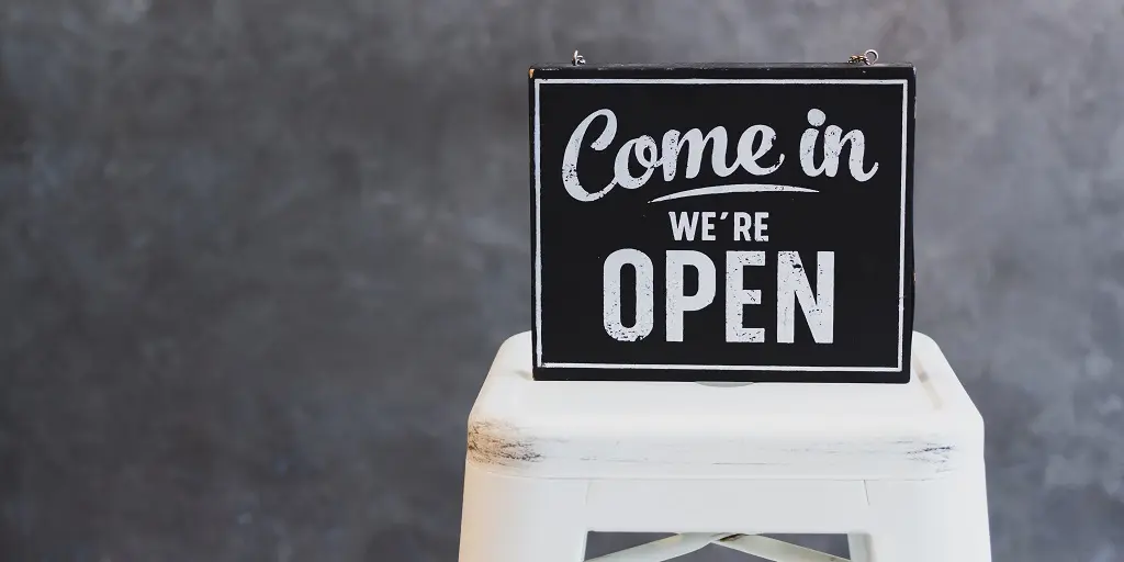 open for business reopen