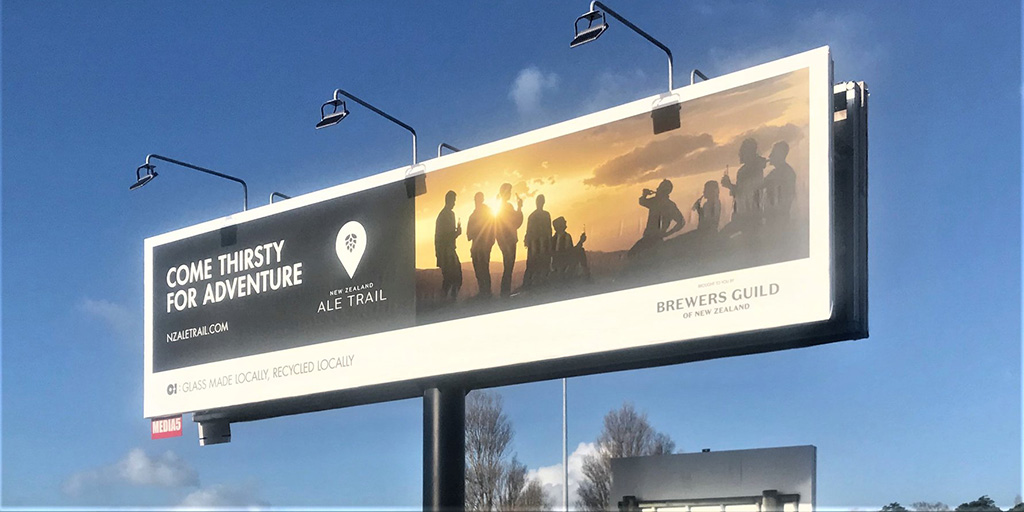 New Zealand Brewing Guild's billboard