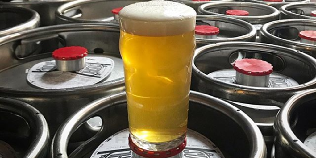 A beer on Social Kitchen kegs
