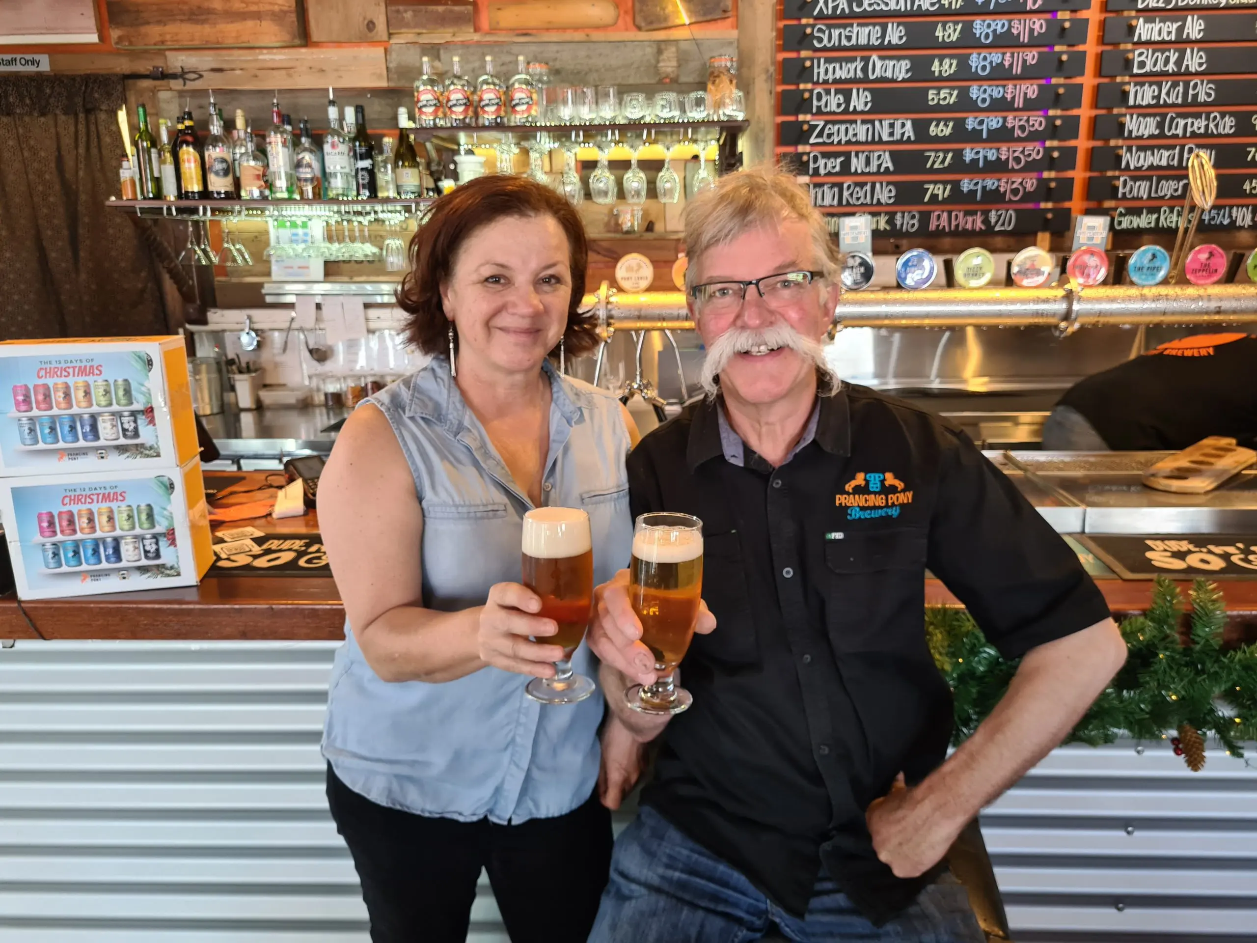 Corinna Steeb and Frank Samson