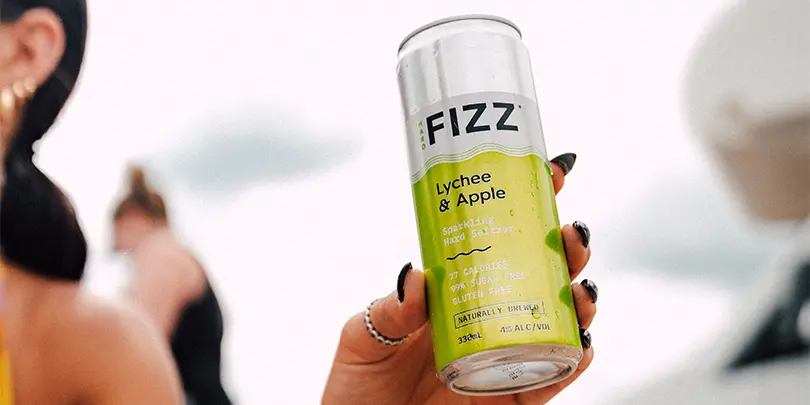 hard FIZZ lychee and apple