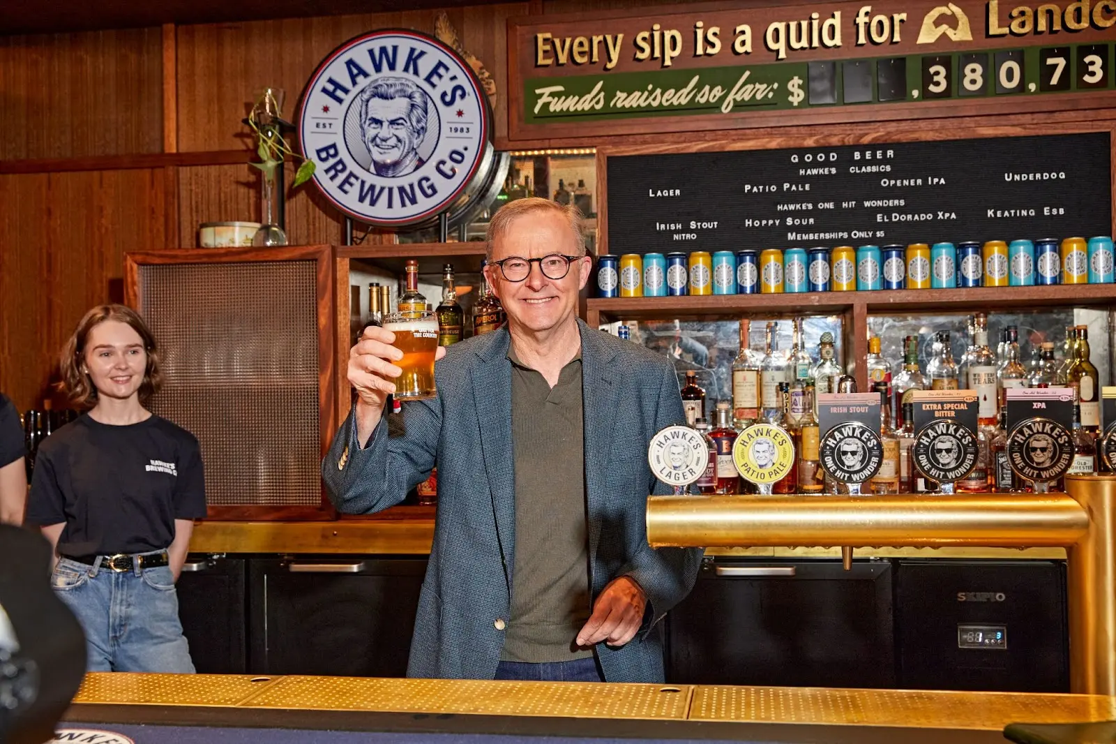 hawkes brewing - Anthony Albanese