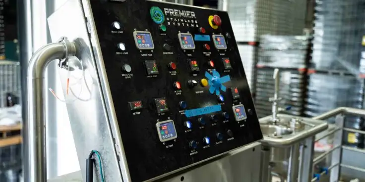 Screen as part of cellar brewkit