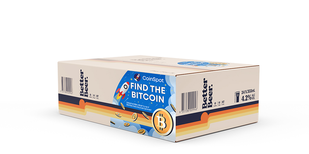 Carton of Better Beer for Bitcoin giveaway