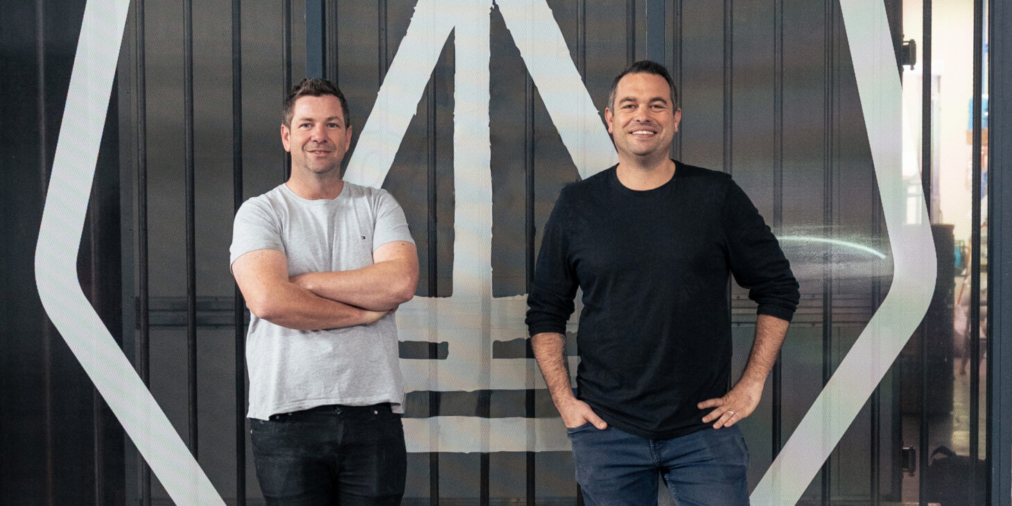 Brenton Fischer (left) and Andrew Forster (right), the co-founders of Broken Bay Brewing Co
