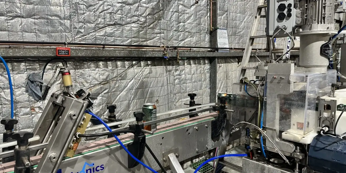Boston Brewing Co's Wild Goose canning line