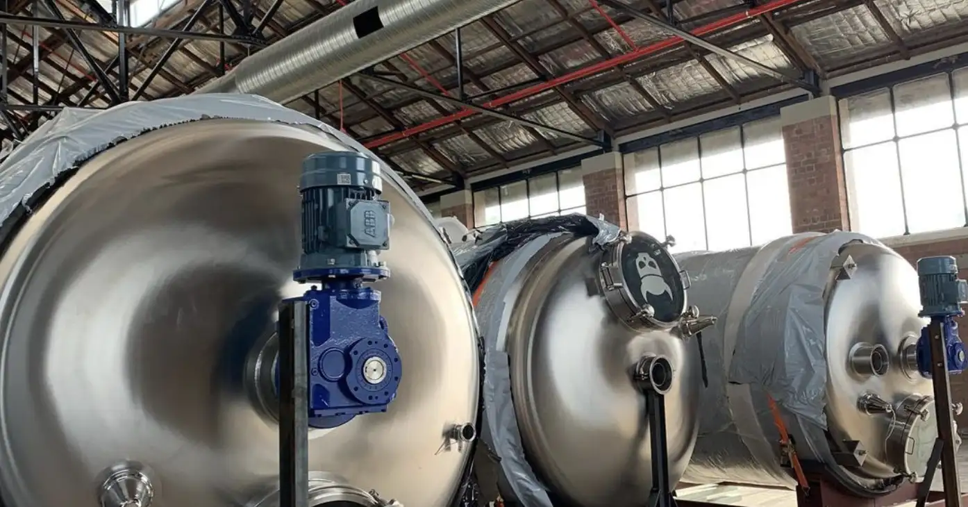 Valhalla Brewing's new brewery equipment