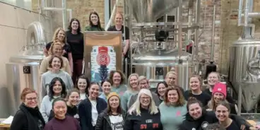 Group of women from the Women In Hospitality Mentor Program