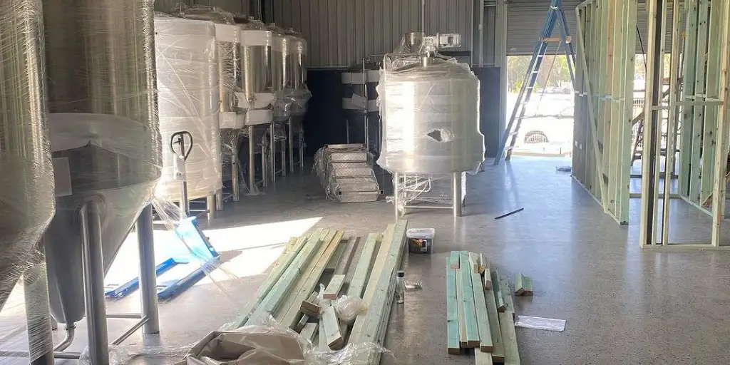 Mogul Beer's new brewing equipment