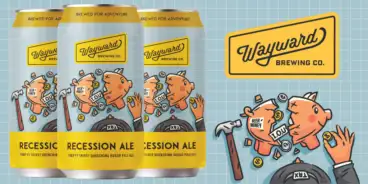 Wayward Brewing Recession Ale banner