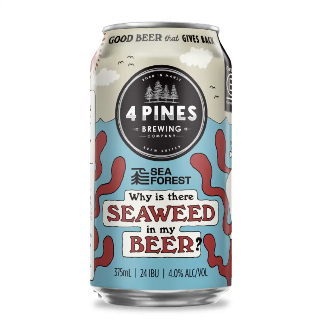 Can of 'Why is there seaweed in my beer?' by 4 Pines