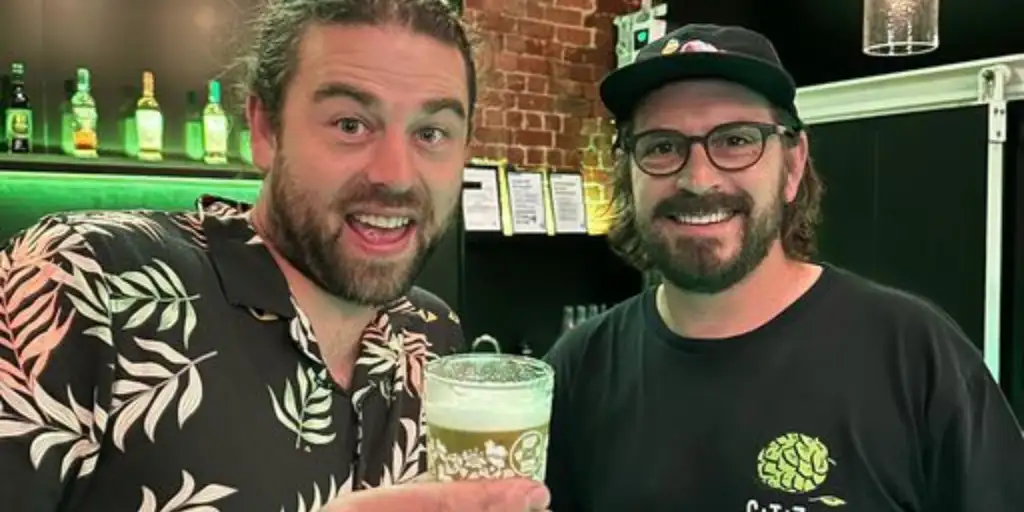 Sam and Dunc from Hop Nation