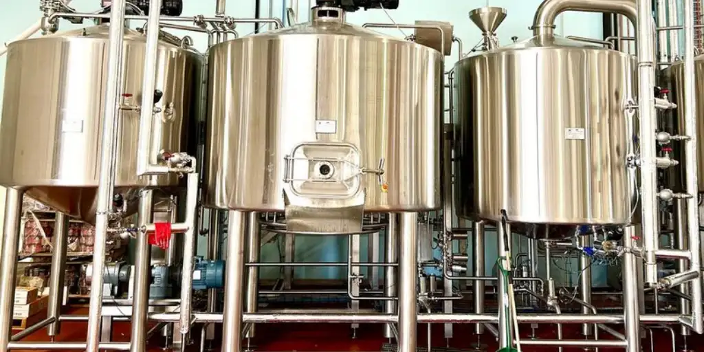 Spinifex's brewing equipment at the Food Innovation Precinct