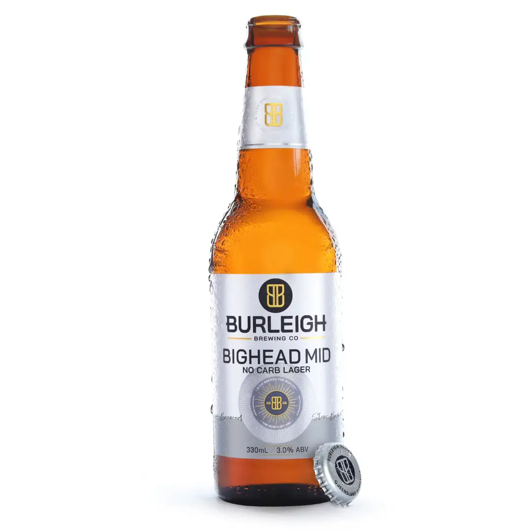Bottle of Bighead Mid by Burleigh Brewing