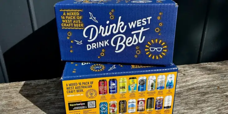 Drink West Drink mixed pack Best by the WABA